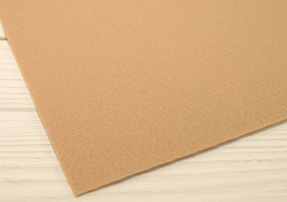 

Корейский жесткий фетр 1,2 мм (100х110 см) - №28 Капучино