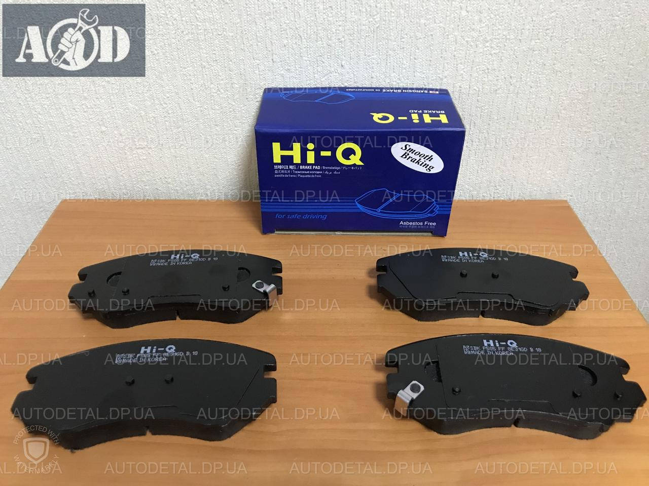 

Тормозные колодки передние Hyundai Tucson 2004-->2010 Hi-Q (Корея) SP1155
