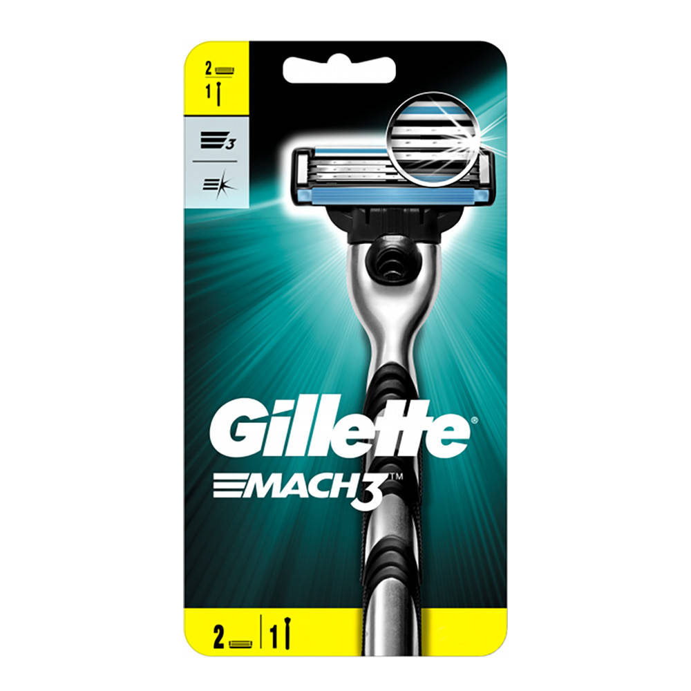 

Станок с 2 сменными кассетами Gillette Mach3 (3014260239626), Жемчуг