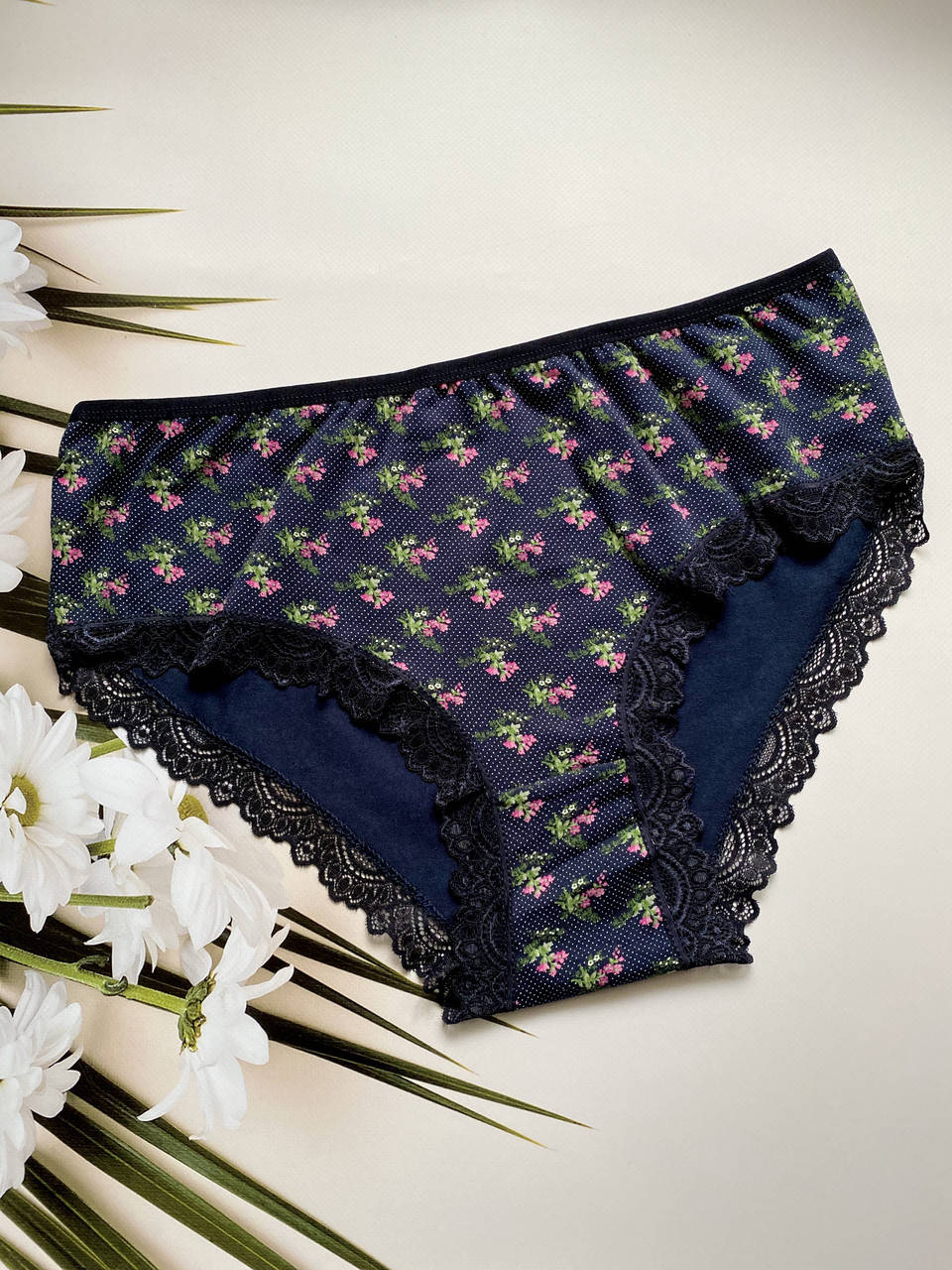 

Трусики хлопок батальные ХL, 2ХL, Синий