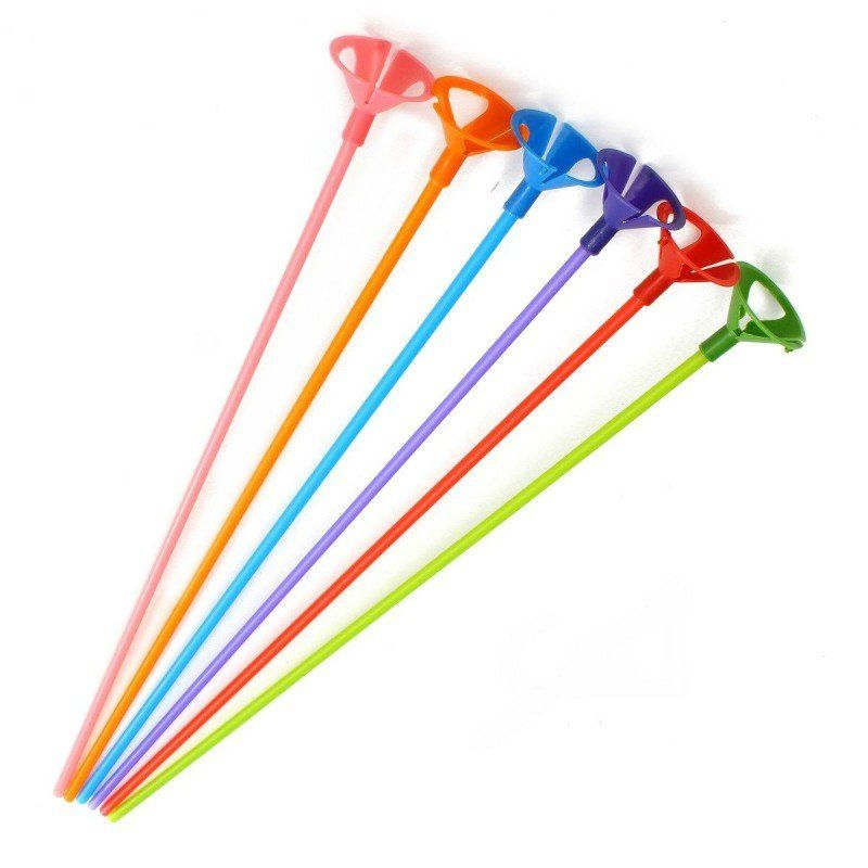 

Палочка с держателем 35 см для шариков цветная, Белый