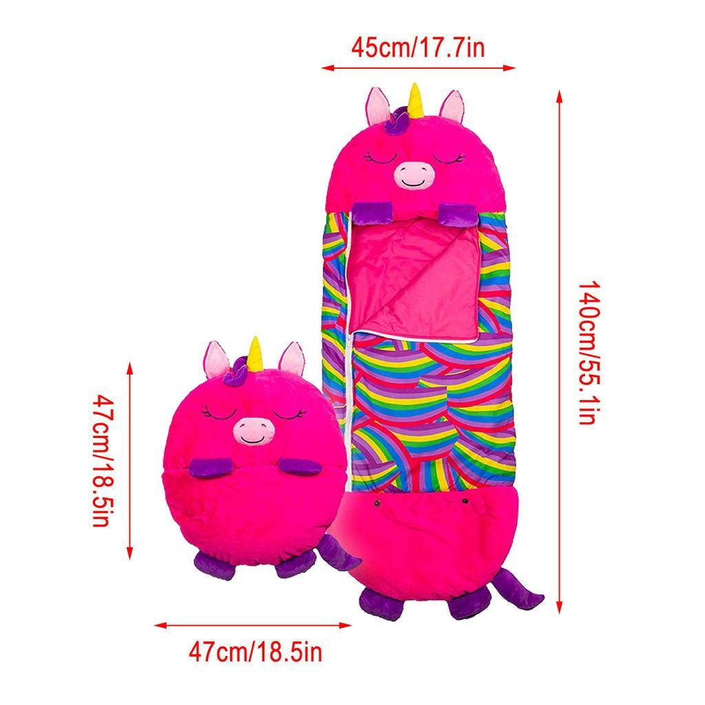 

Слипик Спальный Мешок для сна Подушка игрушка Детский разъемный спальник SLEEPING BAG, Разные цвета