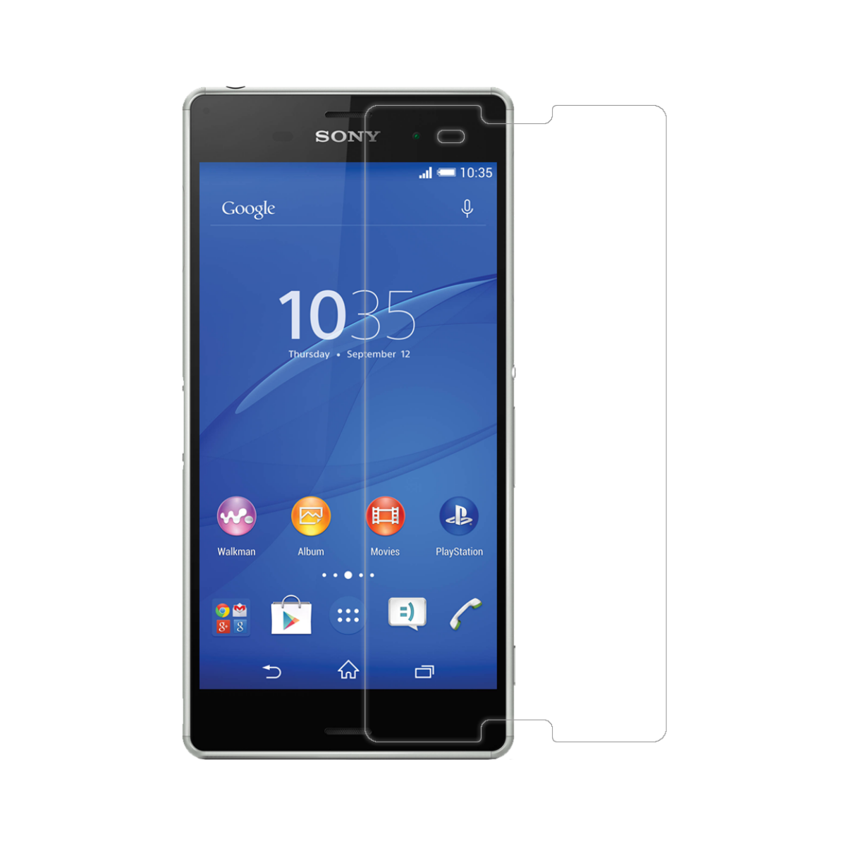

Защитное стекло 2.5D (Отступ от края 2мм) для Sony Xperia Z3, Прозрачный
