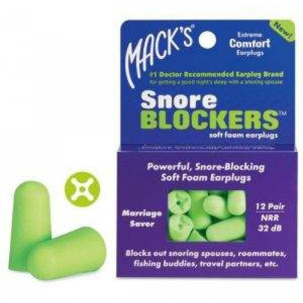 

Беруши MACK`S Snore Blockers мягкие 12 пар