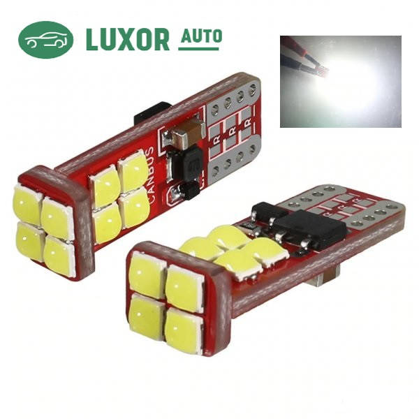 

Светодиодные LED лампы W5W T10-3030 12SMD SAMSUNG CREE белый