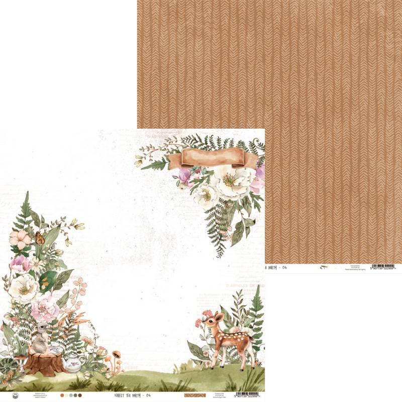 

Папір двосторонній - Forest tea party 04 - P13 - 30x30
