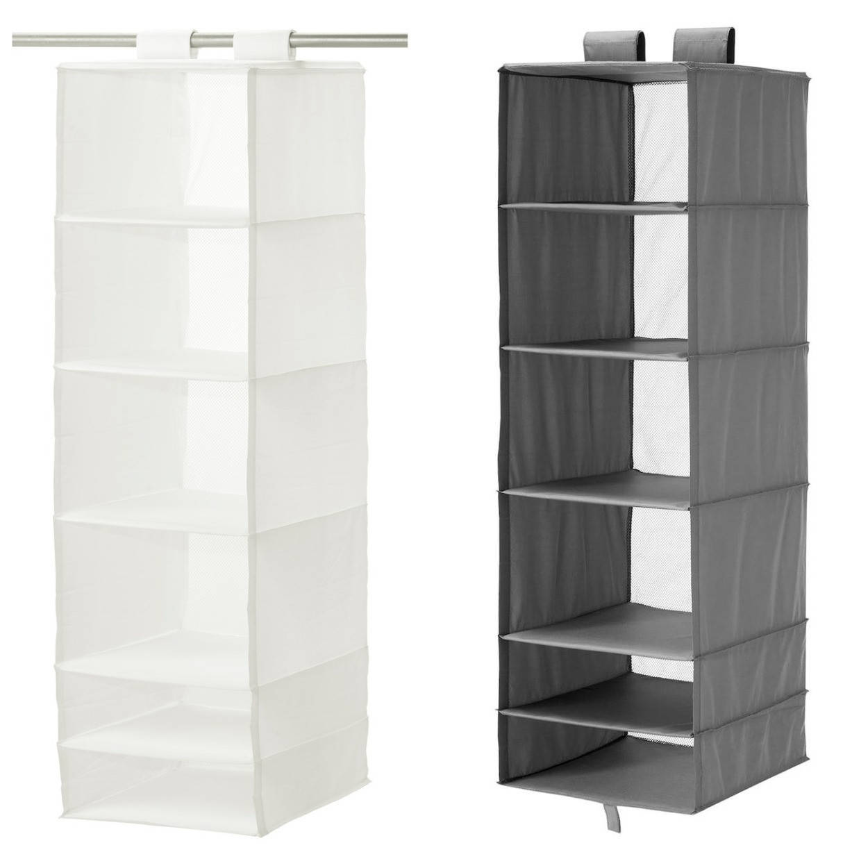 

Подвесной модуль с 6 отделениями ikea SKUBB, белый, серый