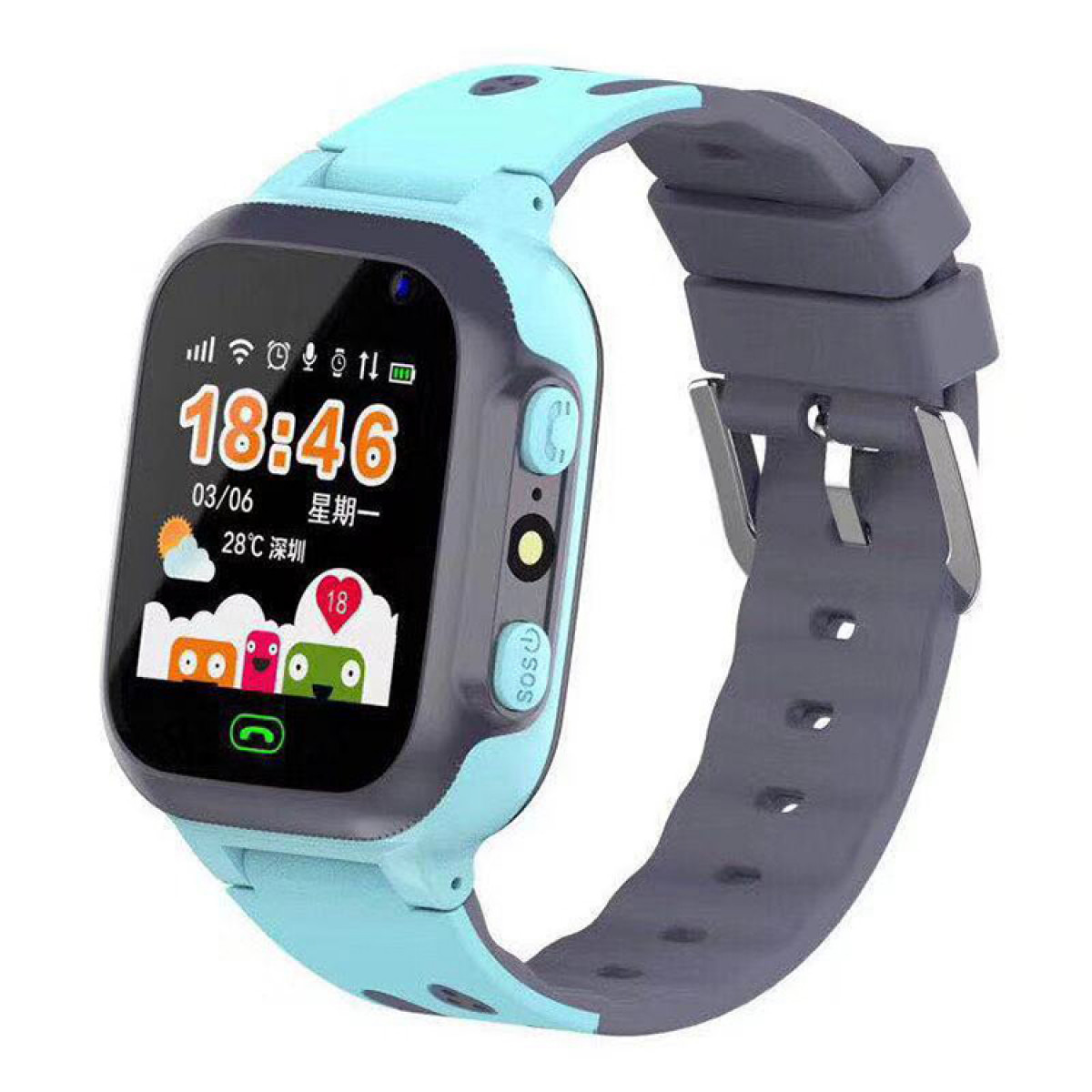 

Детские смарт-часы Smart Baby watch Z1 LBS Синие