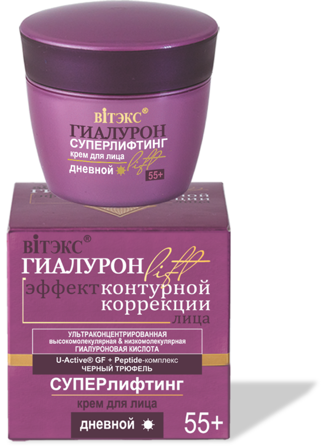 

Суперлифтинг крем дневной для лица Витэкс Гиалурон Lift 55+
