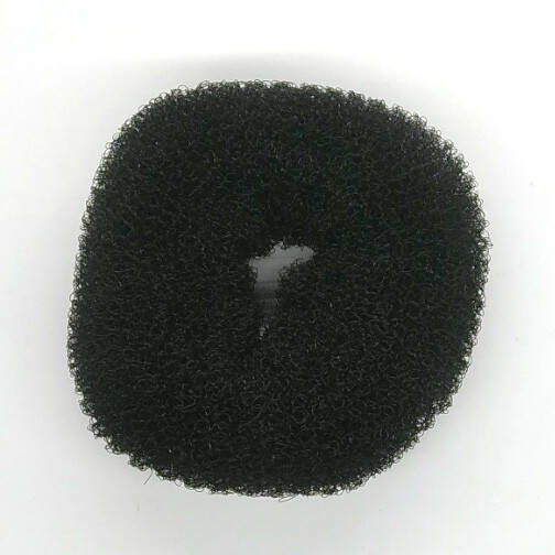 

Валик-Бублик для волос 9см Черный