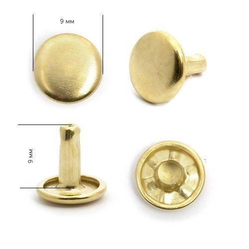 

Хольнитен двусторонний 9*9*9 мм, цв. золото (от 25шт)