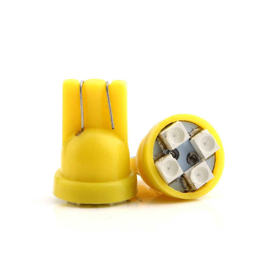 

T10 4-SMD LED W5W лампочка автомобильная - желтый