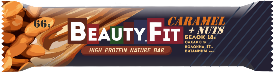 

Протеиновый батончик Beauty.Fit "Карамель-Арахис" (60 грамм)