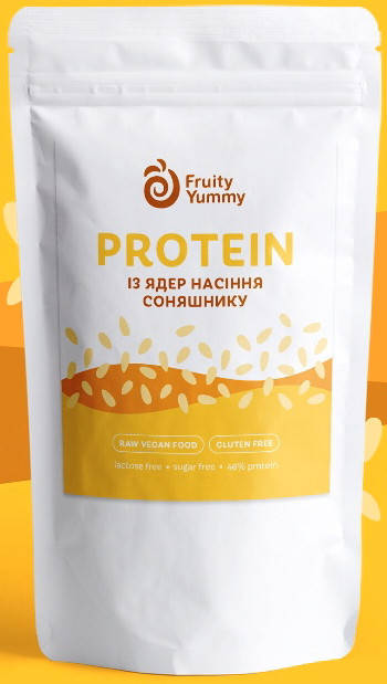 

Протеин растительный Подсолнечника, 250 г Fruity Yummy