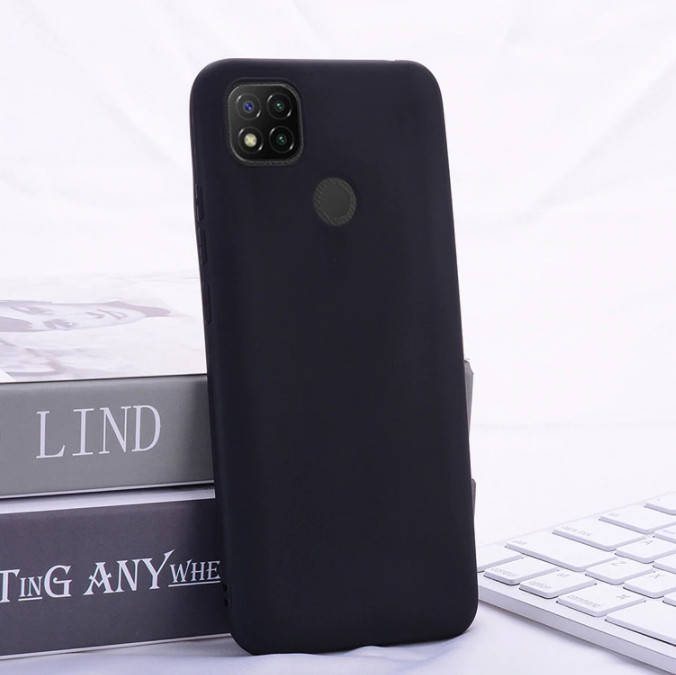 

Силиконовый бампер чехол для Xiaomi Redmi 9C, Черный