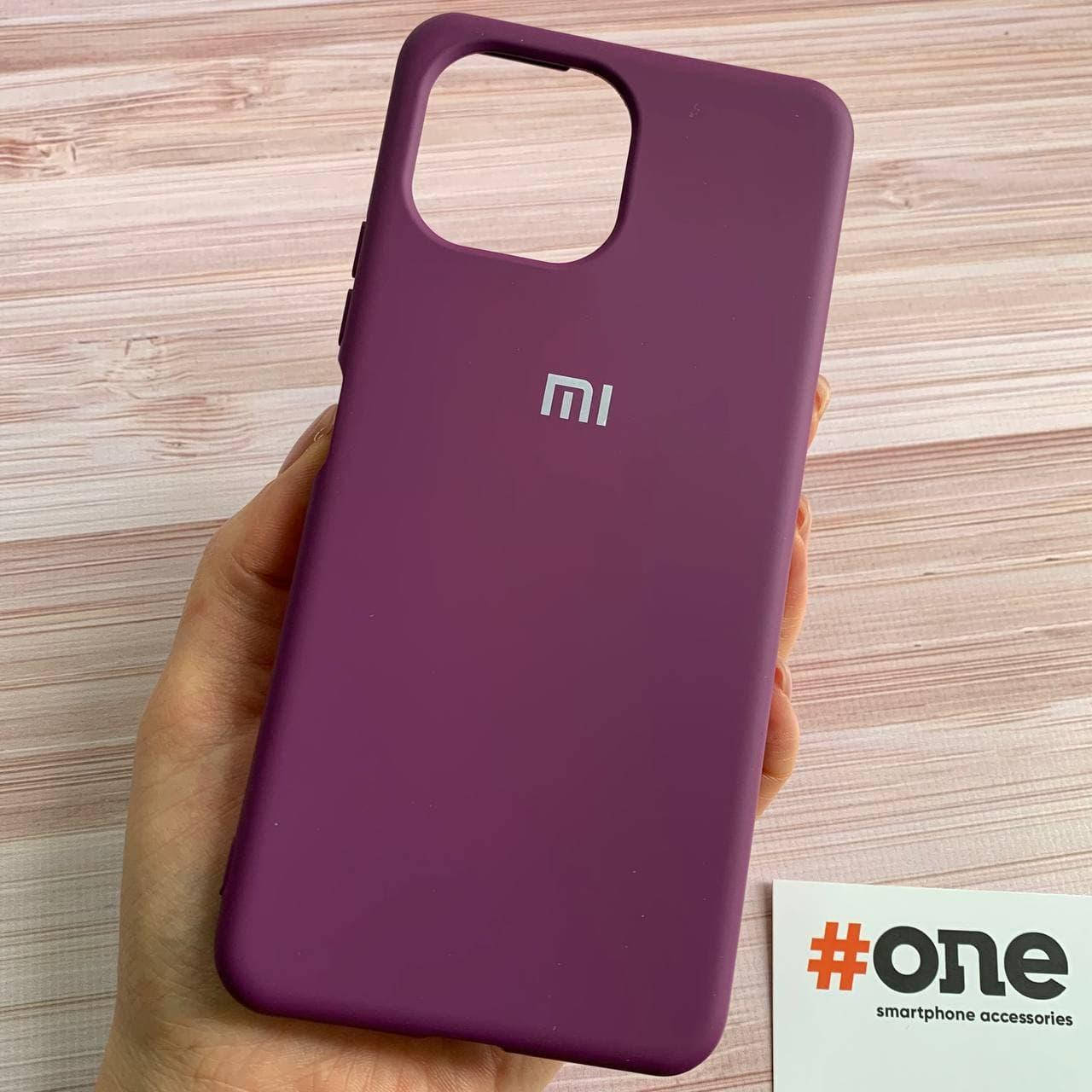 

Чехол для Xiaomi Mi 11 Lite с микрофиброй бархатный плотный чехол на телефон сяоми ми 11 лайт фиолетовый Full