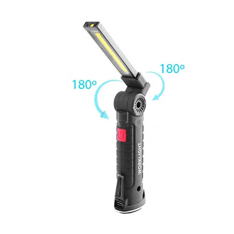 

Фонарь W-52-SMD+COB, поворот на 180º+180º, Черный