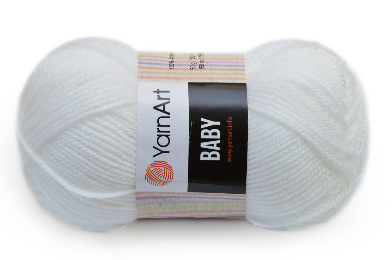 

YarnArt Baby Белый №501