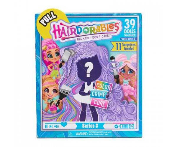 

Кукла-сюрприз Hairdorables S3 Подготовка к вечеринке (23725)