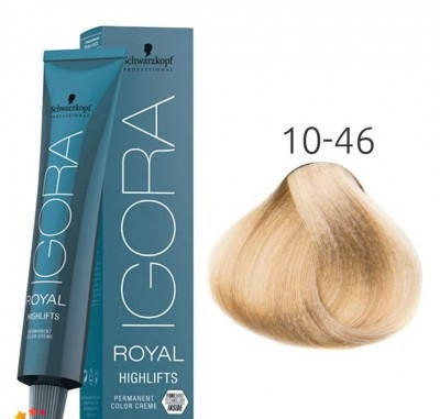 

Краска для волос Schwarzkopf Igora Royal Highlift 60 мл 10-46 Ультра блондин бежевый шоколадный