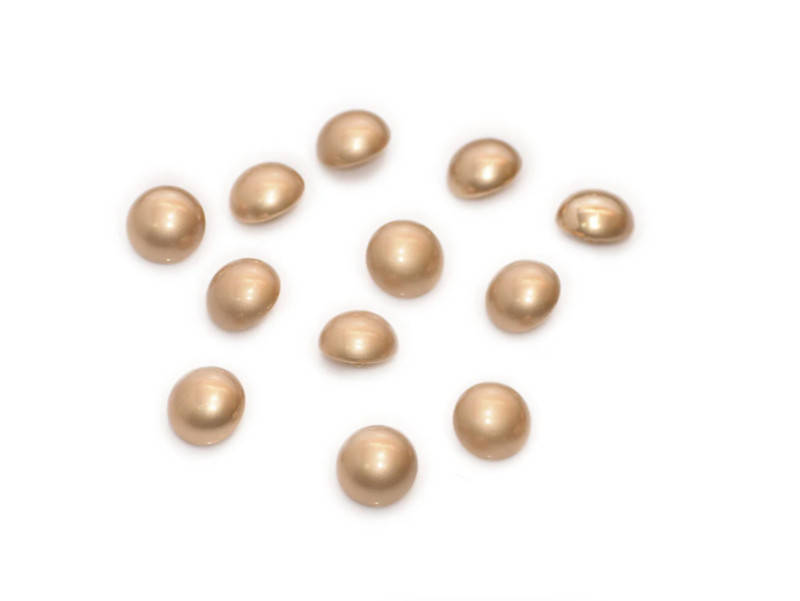 

Металлическая пуговица с капюшоном Туманное золото, 15мм