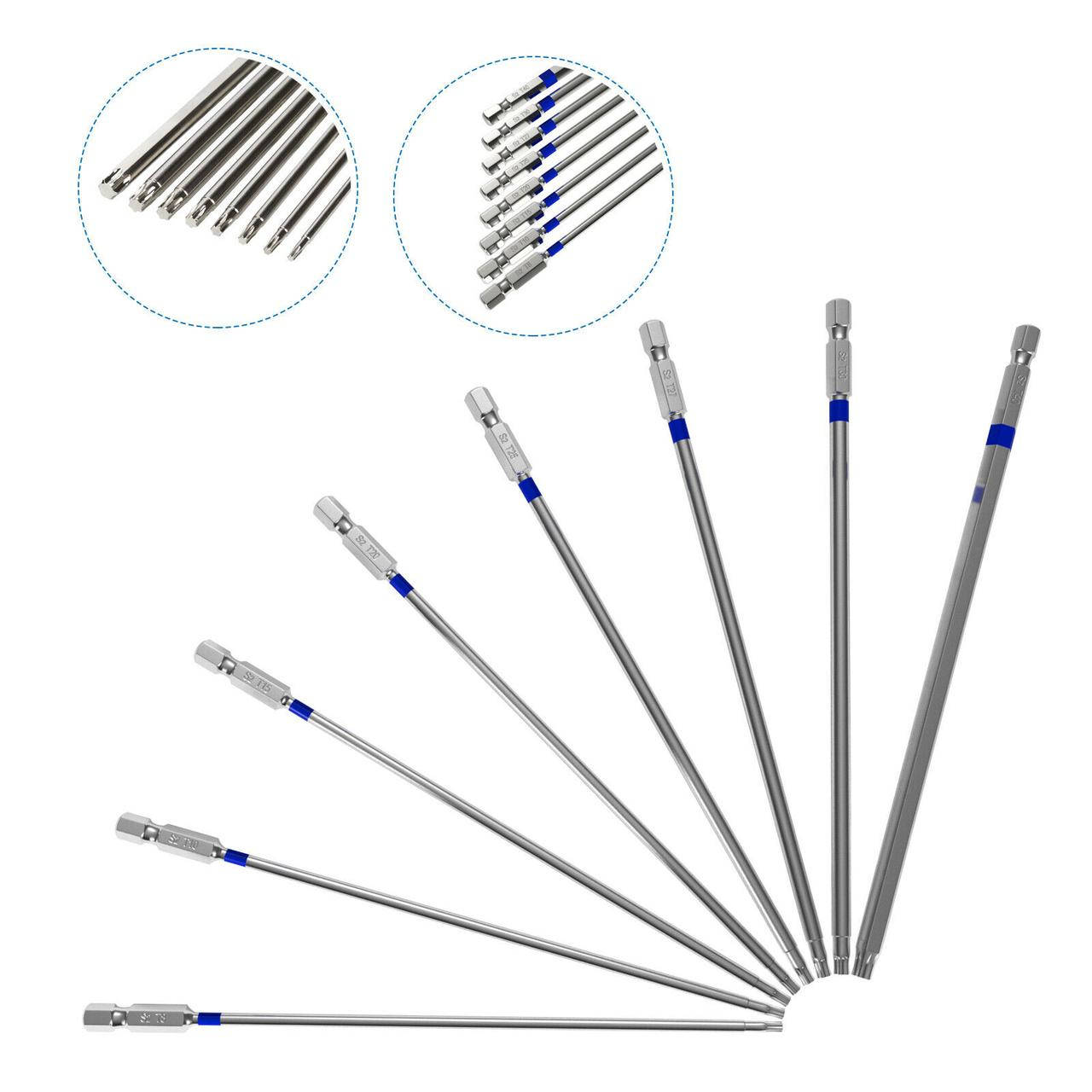 

Набор отверточных бит TORX 150 мм (8 предметов) HASKYY®