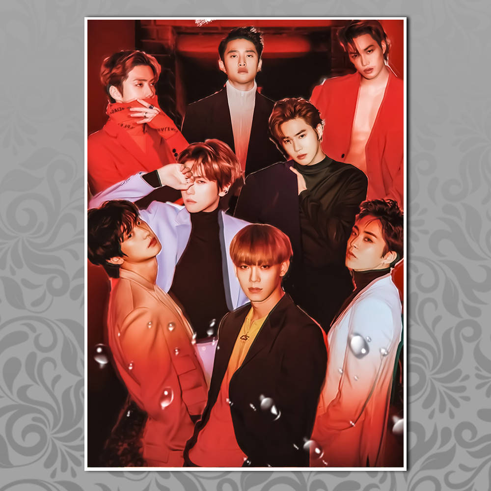 

Плакат K-Pop EXO 059