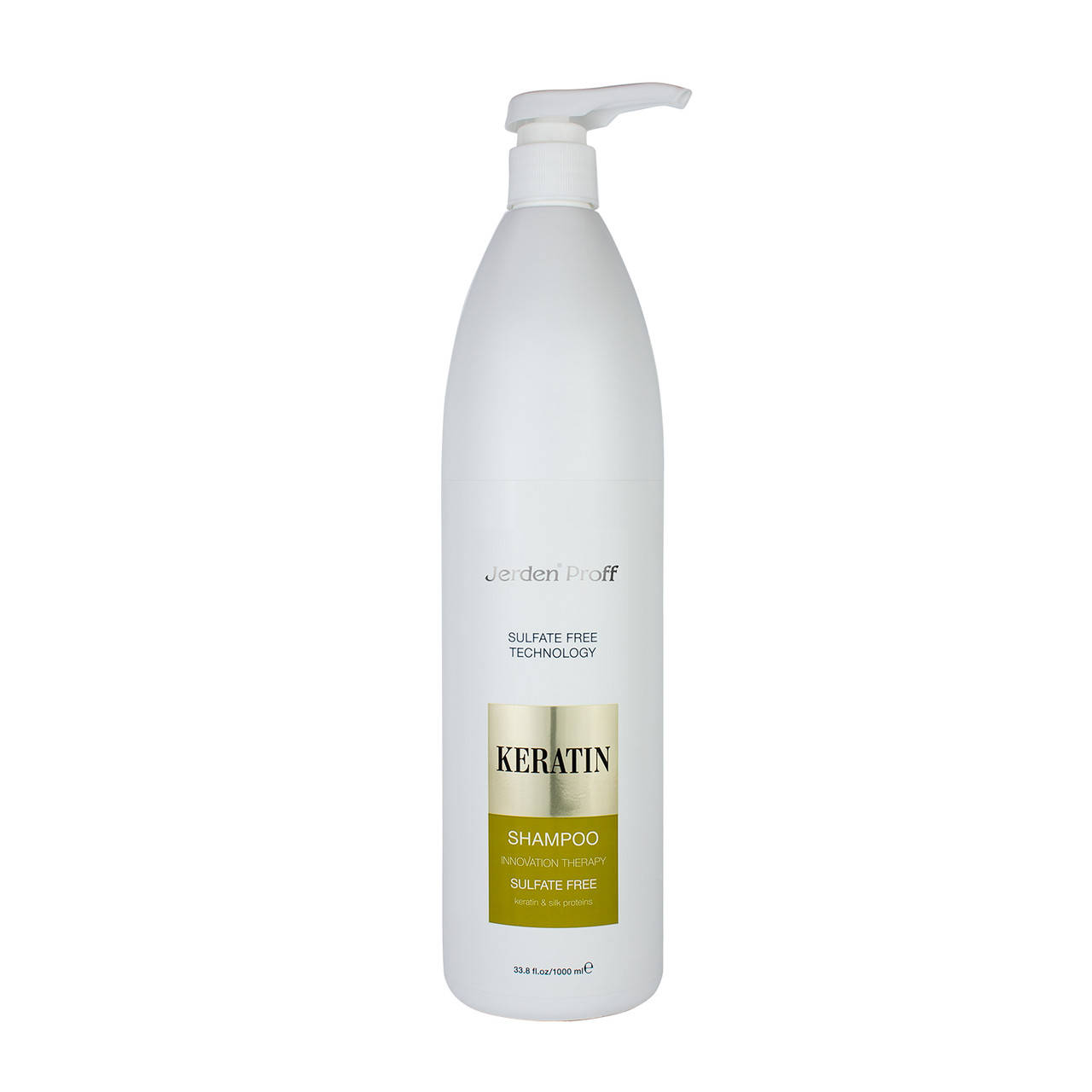 

Шампунь для волос бессульфатный с кератином Jerden Proff Keratin Shampoo 1000 мл (17504L')