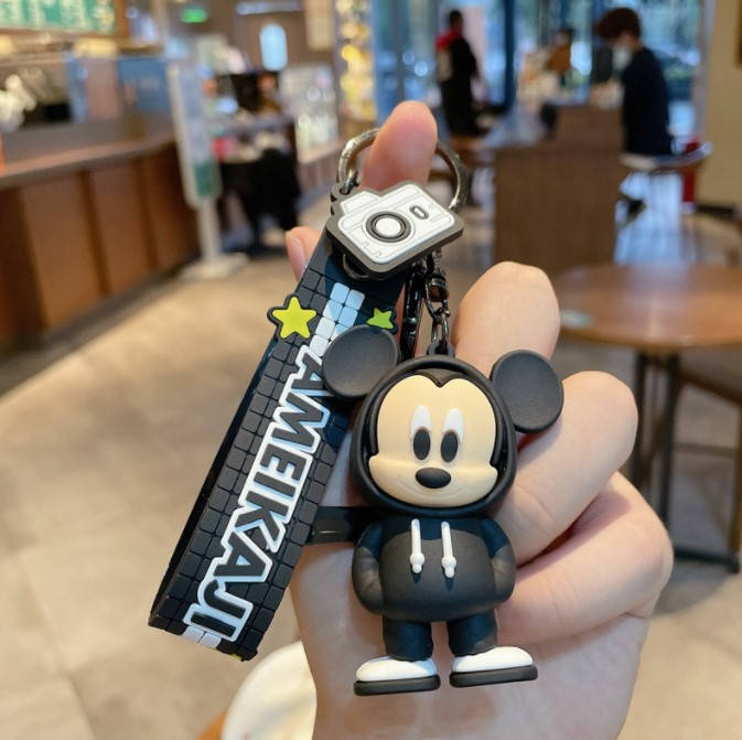 

Брелок на рюкзак, ключи Микки Маус Черный, Разные цвета