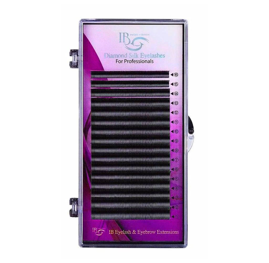 

Ресницы I-Beauty Diamond Silk отдельной длины (C,CC,D,L,L+) D, 0.07, 6