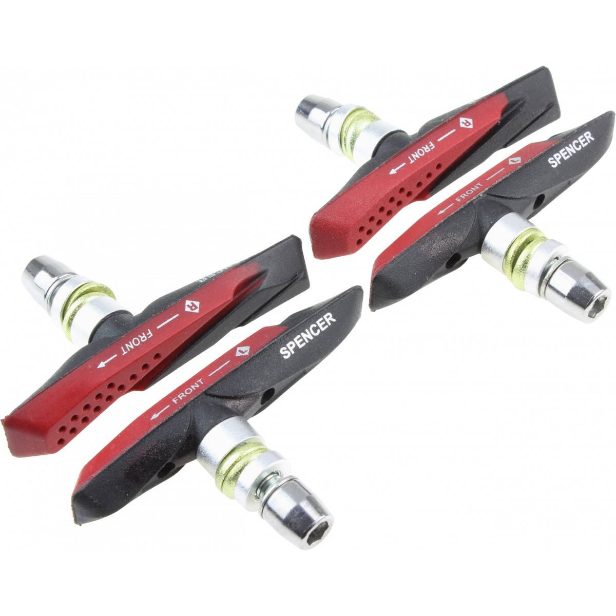 

Тормозные колодки Spencer Aqua Guige, две пары, черный с красным (HAM210)