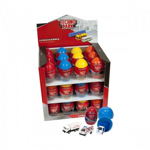 

Мини-Модели Городские Службы - Машинка в яйце