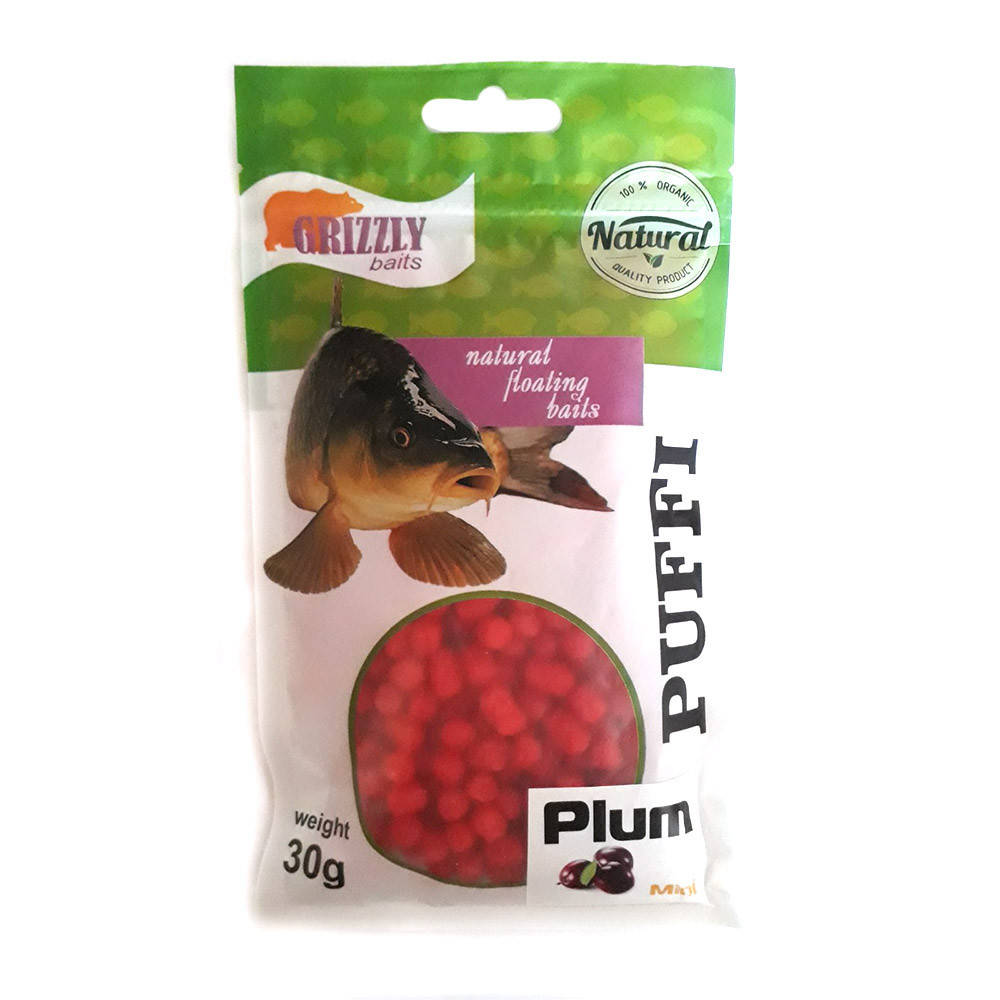 

Воздушное тесто Grizzly Baits Puffi Plum (Слива) 8мм 30г