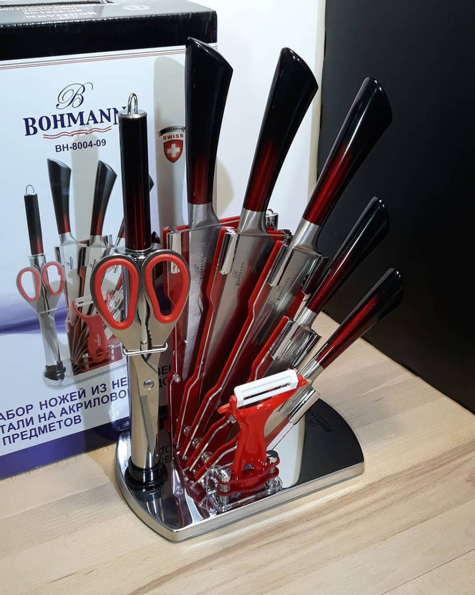 

Набор кухонных ножей Bohmann BH-8004-09 9 предметов