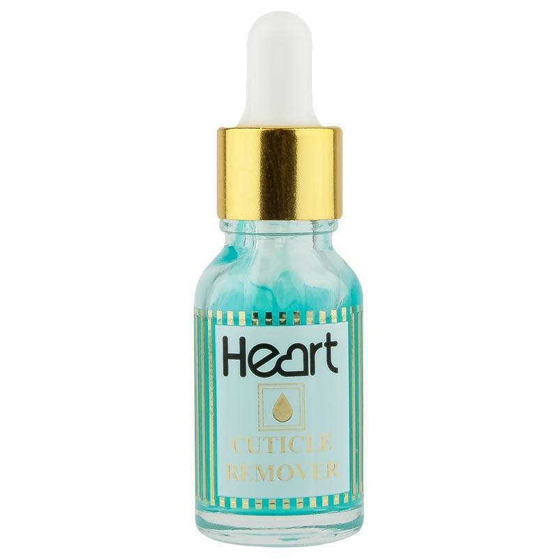 

Средство для удаления кутикулы Heart Cuticle Remover с пипеткой, цвет синий, 15 мл