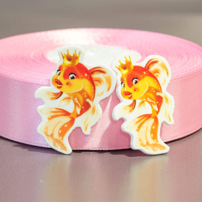 

Кабошон Серединка Золотая рыбка Сб-376, Разные цвета