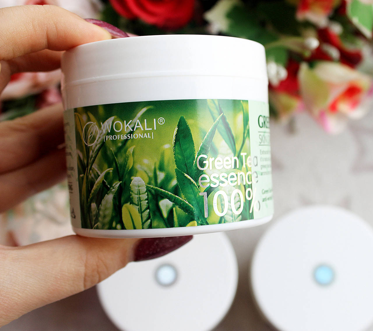 

Крем для лица Wokali Green Tea Skin Care Cream с экстрактом зеленого чая 115 г