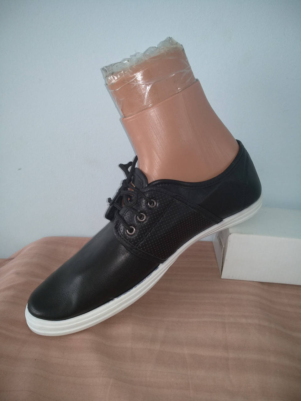 

Кеды, кроссовки, мокасины унисекс, большие размеры на широкую ногу JUMP 43, черный