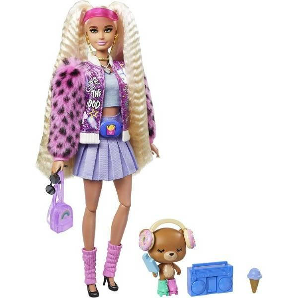 

Barbie Барби Экстра Модница блондинка Sparkly Varsity Jacket Extra 8 Style GYJ77