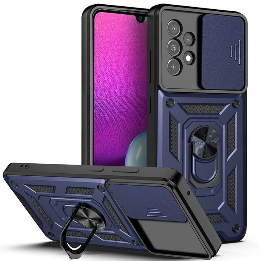 

Чехол Camshield Combo для Samsung Galaxy A32 4G 2021 A325F противоударный (Разные цвета) Синий