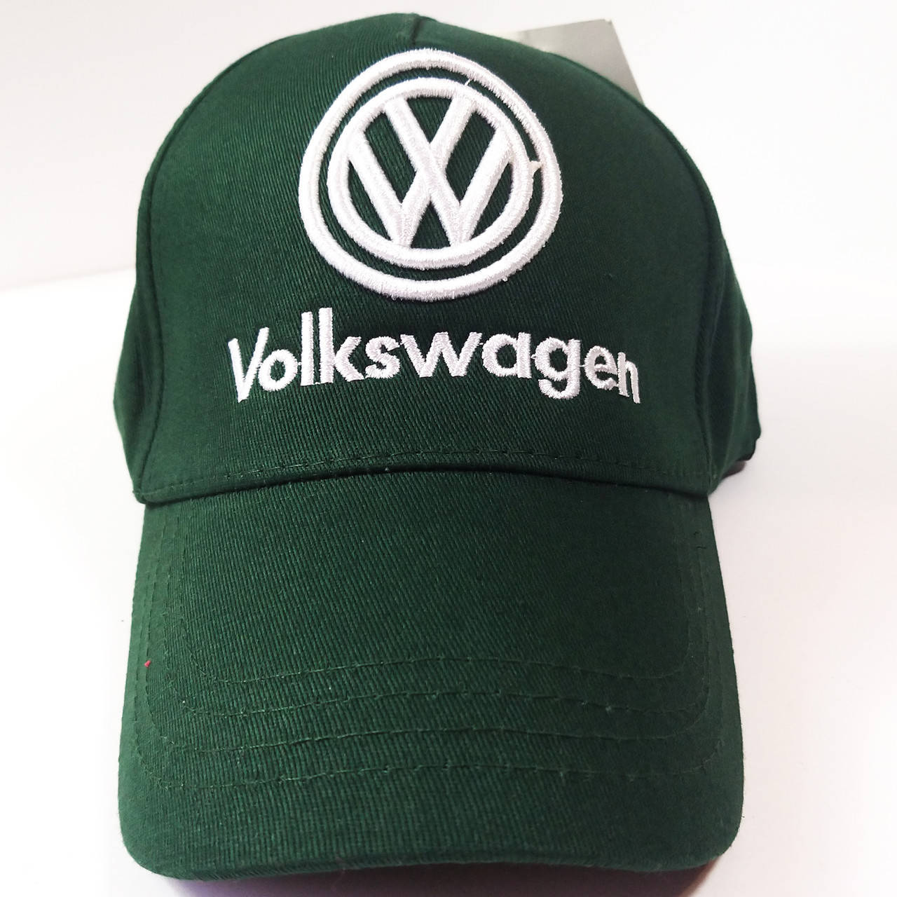 

Кепка мужская женская унисекс бейсболка с логотипом Фольксваген Volkswagen лого Зеленая, Зелёный