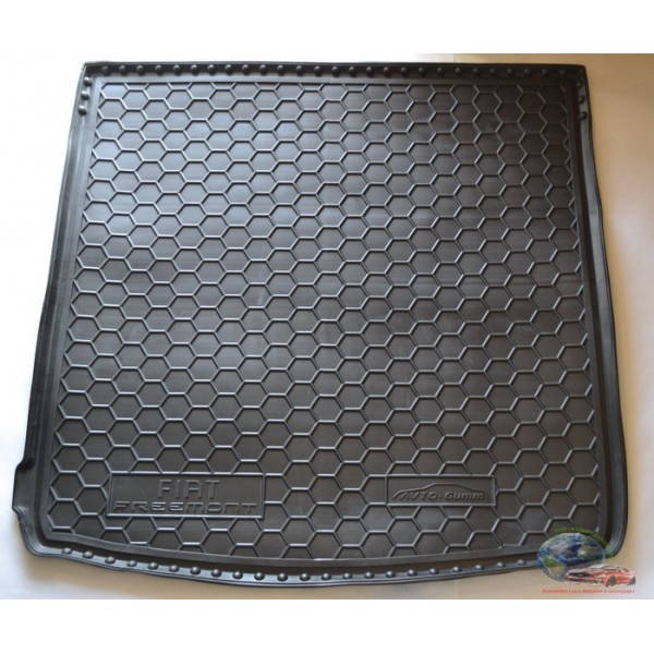 

Резиновый коврик в багажник Fiat Freemont 2015- (Avto-Gumm), Черный