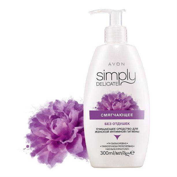 

Смягчающее очищающее средство для женской интимной гигиены. Без ароматизаторов, 300 мл Avon