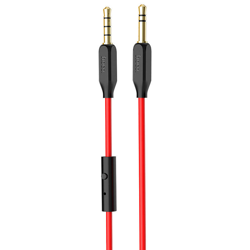 

Аудио кабель Aux Hoco UPA12 With Mic (1m), Черный