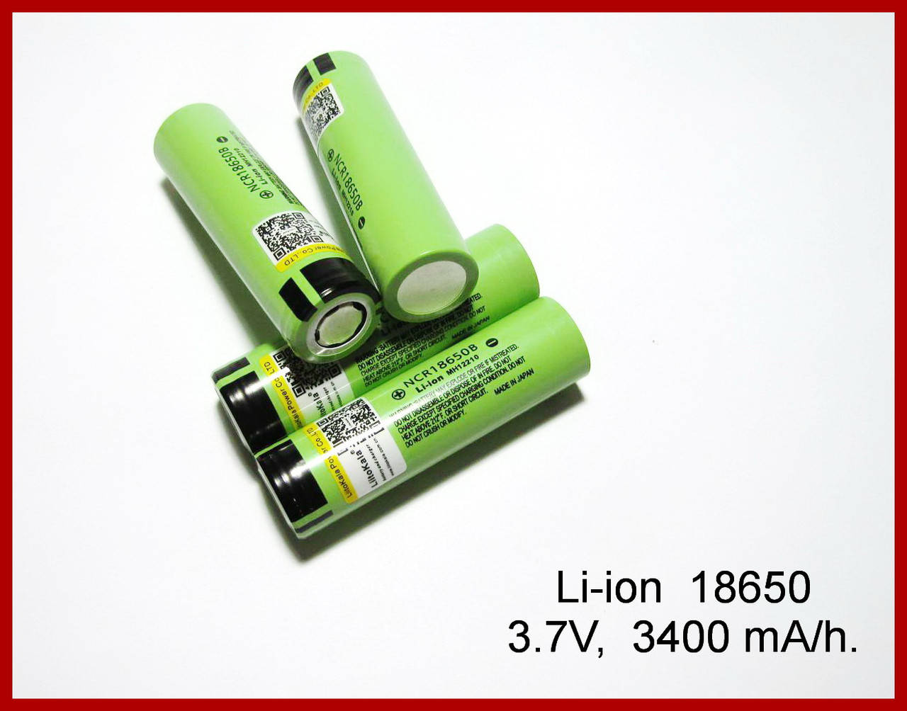 

Литий-ионный Li-ion аккумулятор 18650, Liitokala, 3400 мА.ч
