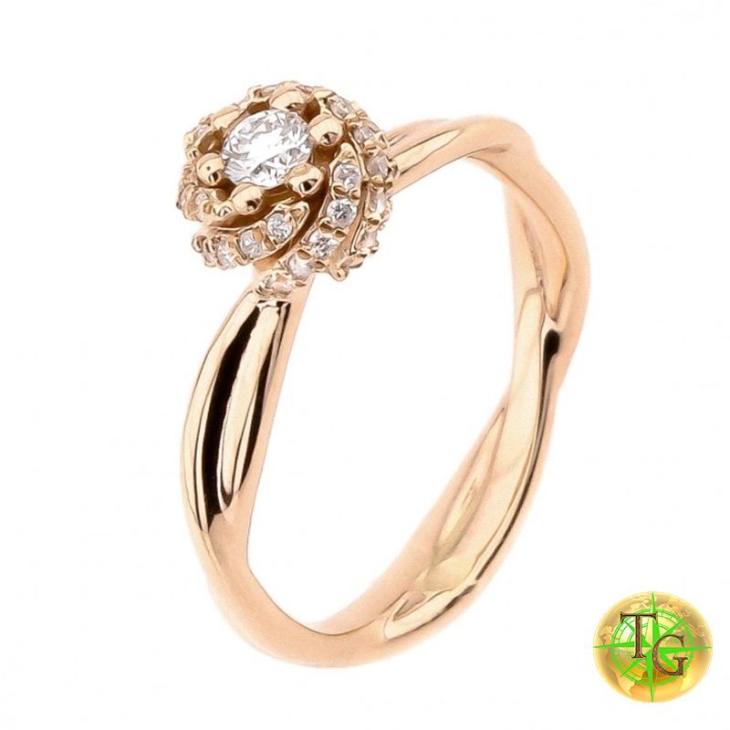 

Золотое кольцо с бриллиантами