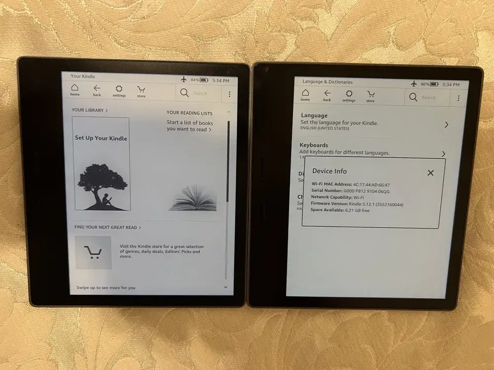 

Kindle Oasis. 7 дюймов. 8гб. Как новый. Гарантия. От магазина. Из США