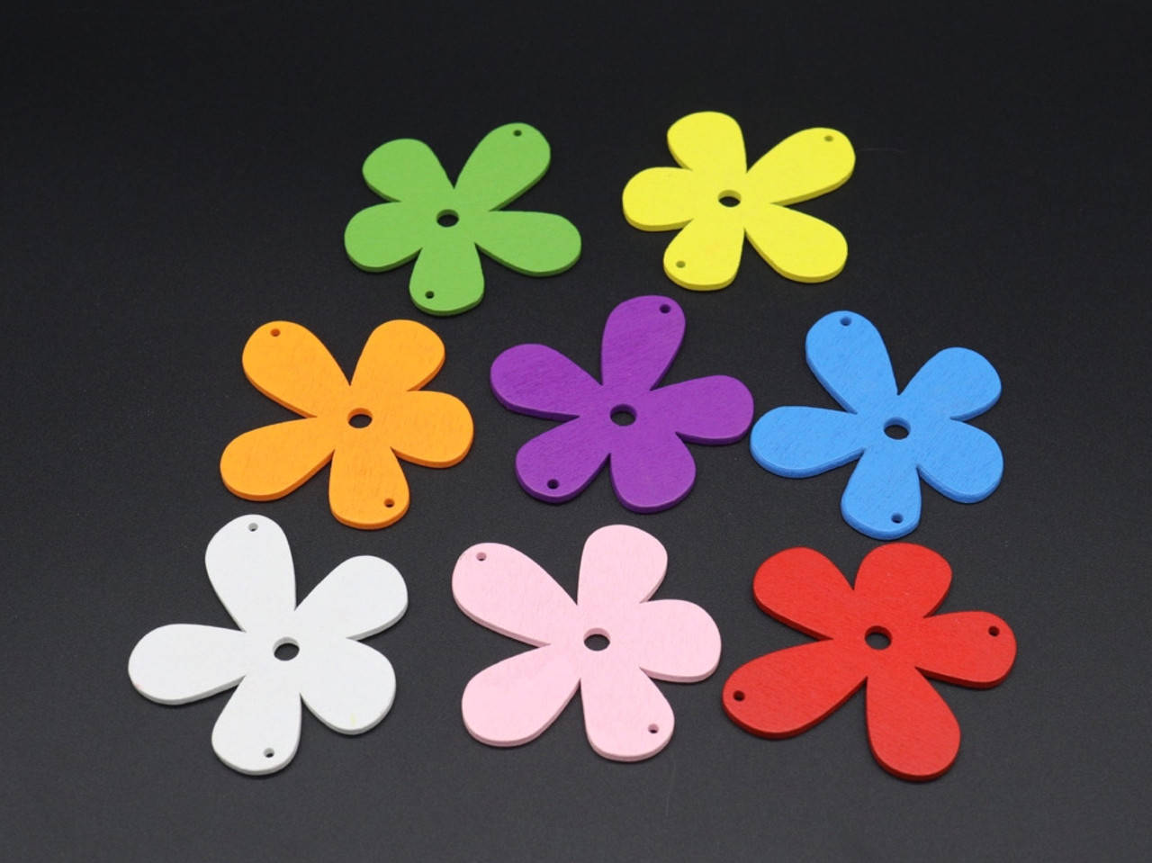 

Деревянные заготовки для творчества. Цветок. Цвет микс. 60мм