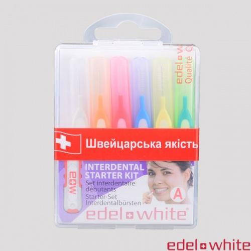 

Щітки Profi-Line для міжзубних проміжків EDEL + WHITE , 6 шт.