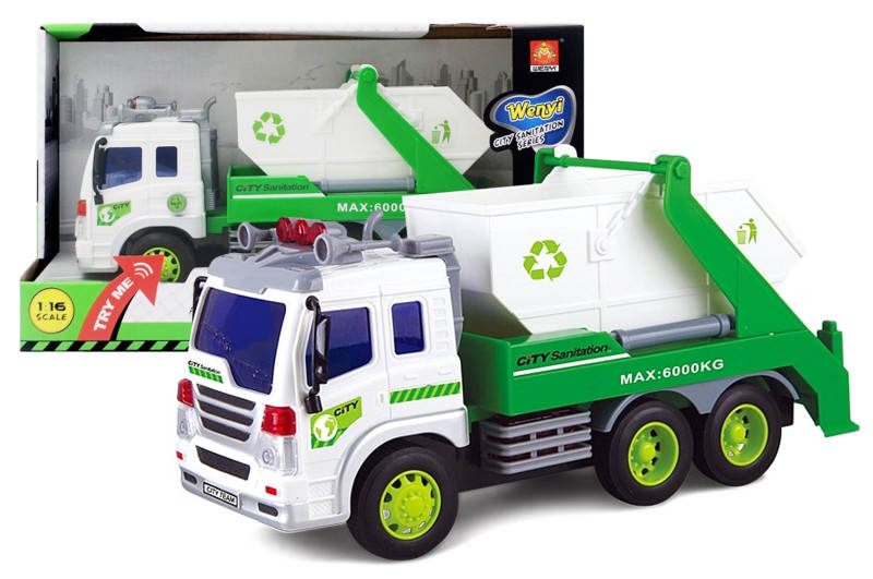 

Мусоровоз музыкальный WENYI WY308S, Разные цвета